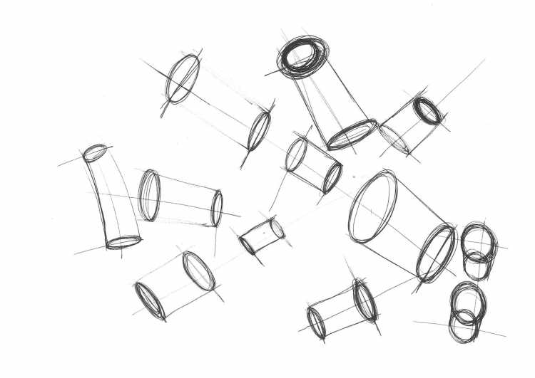 Цилиндр штриховка Академический