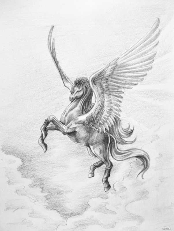 Рисунки карандашом фэнтези