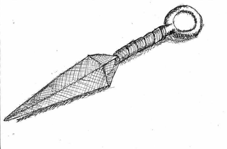 Кунай эскиз