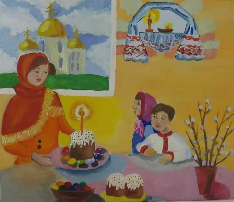 Рисунок семьи детский легко