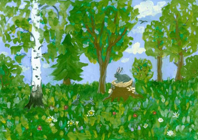 Лес для дошкольников