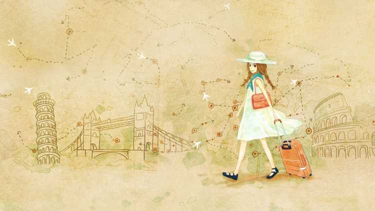 Фон для презентации туризм