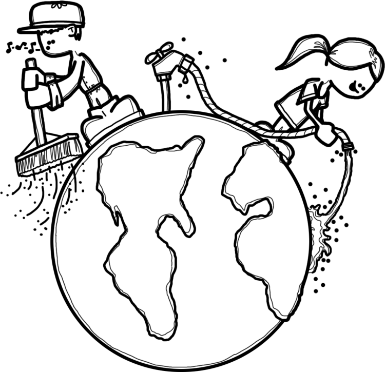 Экология раскраска