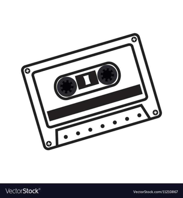 Ретро кассета арт