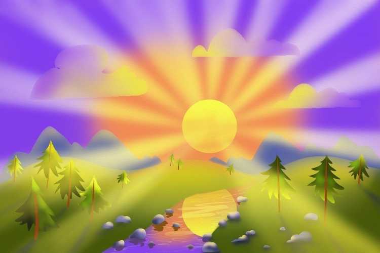 Сказочное солнышко