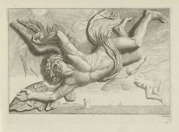 Val van Icarus, Hubert Quellinus, 1655 - 1668