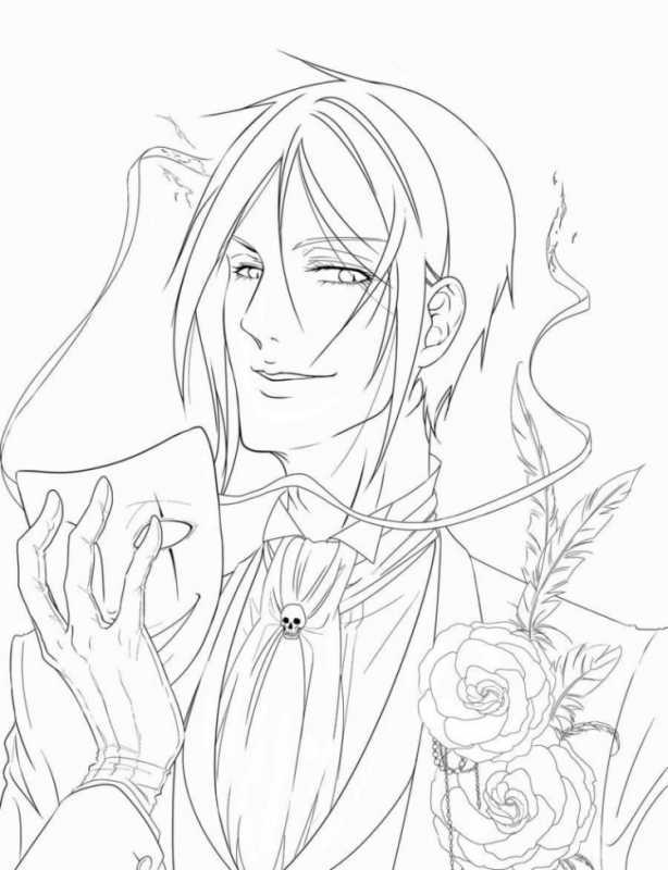 Раскраски для девочек аниме ангелы и демоны