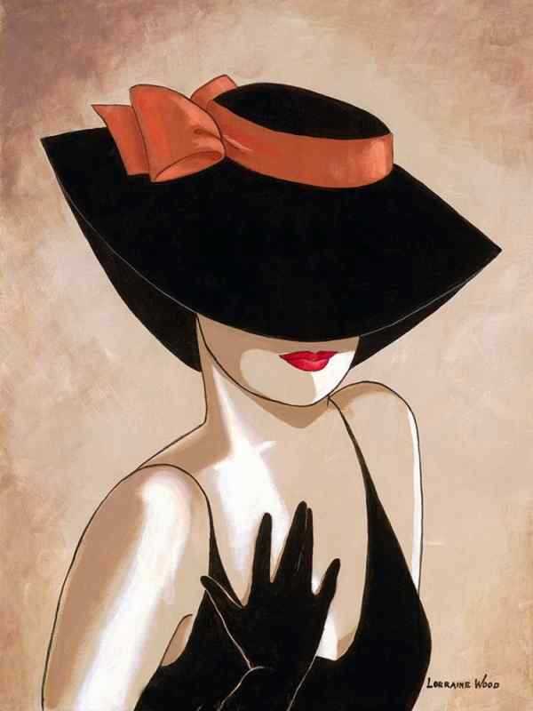 Красивые дамы в шляпках