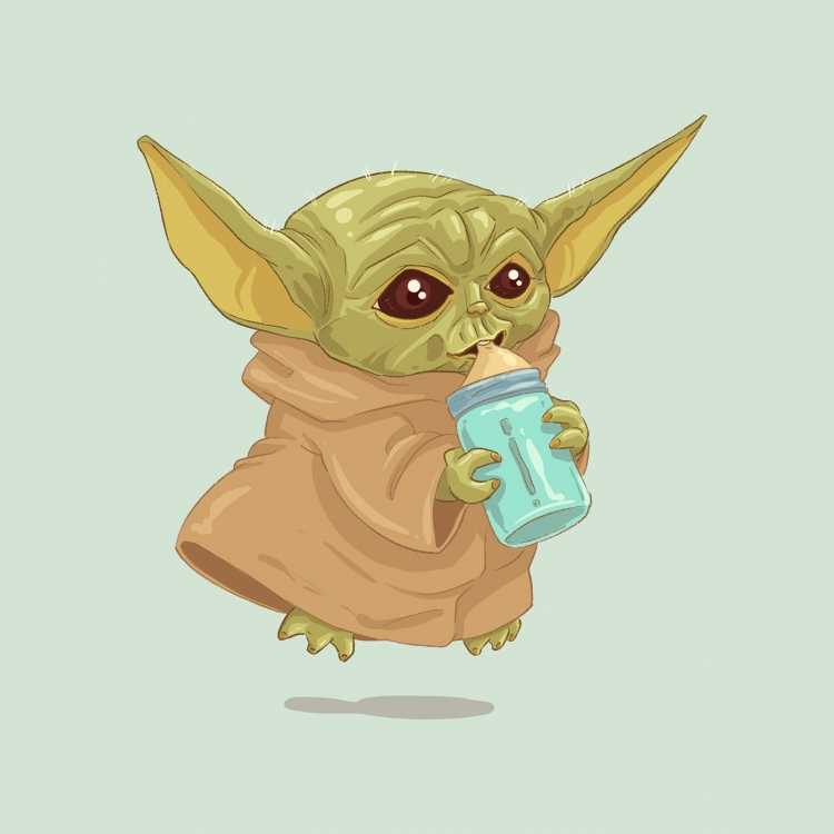 Бэби йода арт