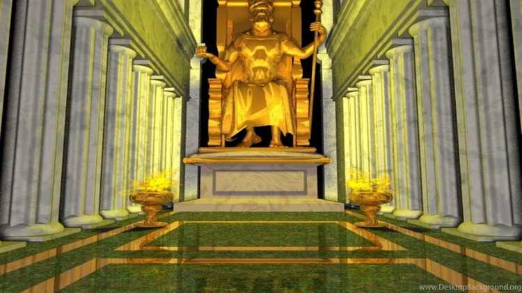 3 Чудо света - статуя Зевса в Олимпии