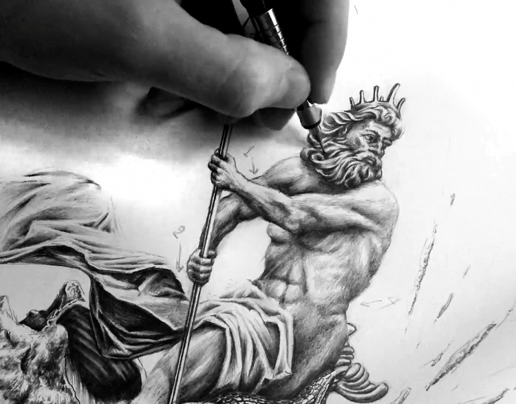 Символ Бога Посейдона