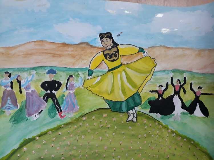 Рисунок на тему Башкортостан мой край родной