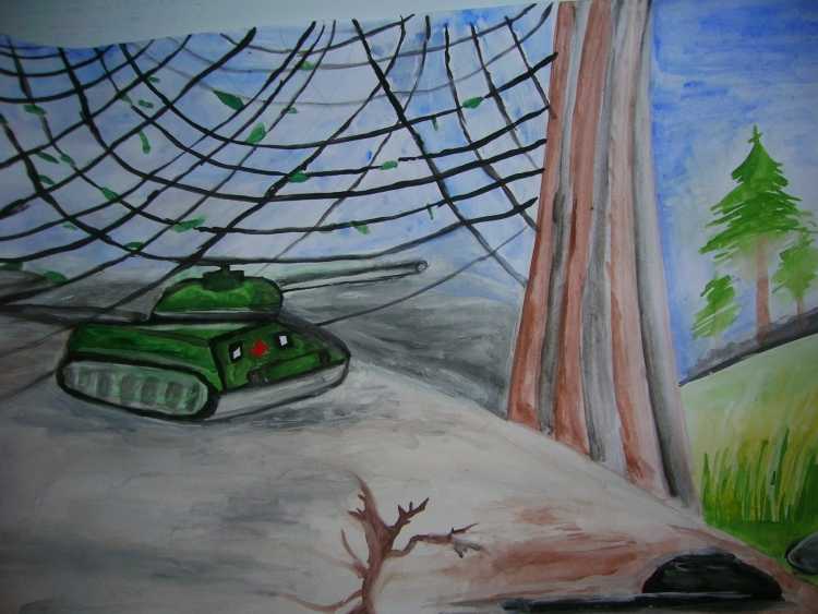 Рисование война глазами детей
