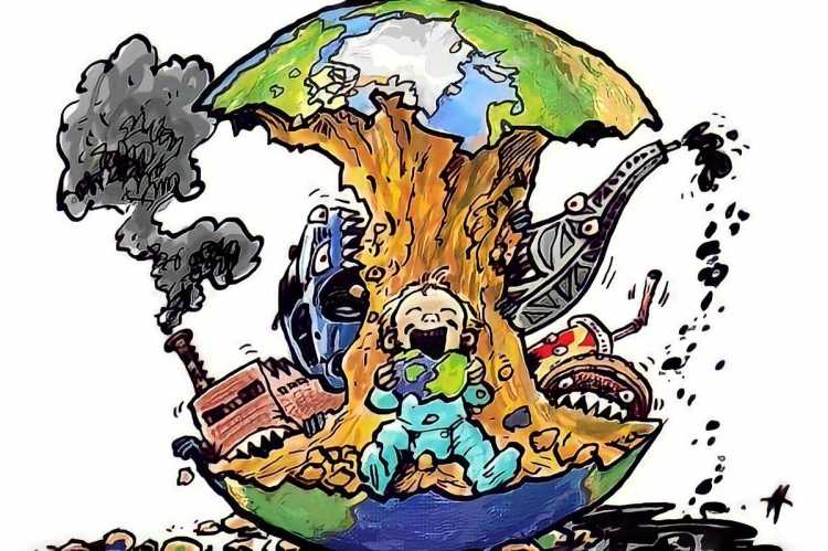 Карикатуры загрязнение окружающей среды