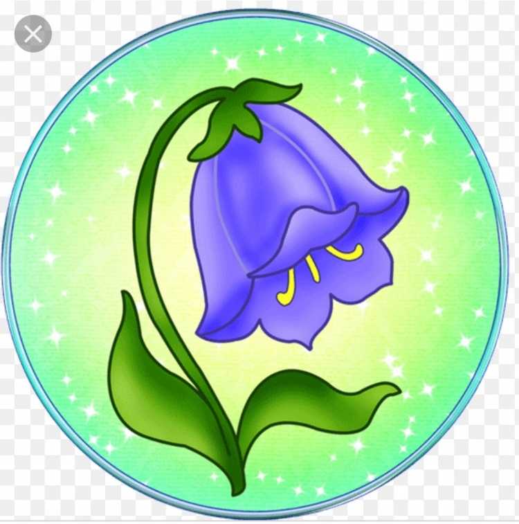 Колокольчик лёгкий цветок