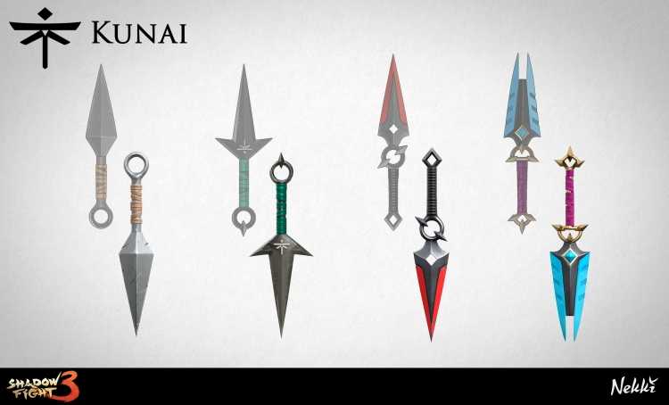 Нож кунай из Наруто размер