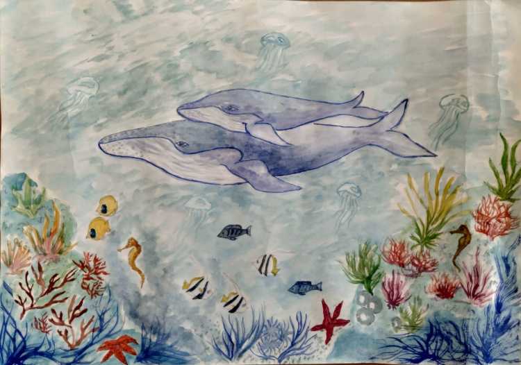 Мир воды рисунок на конкурс