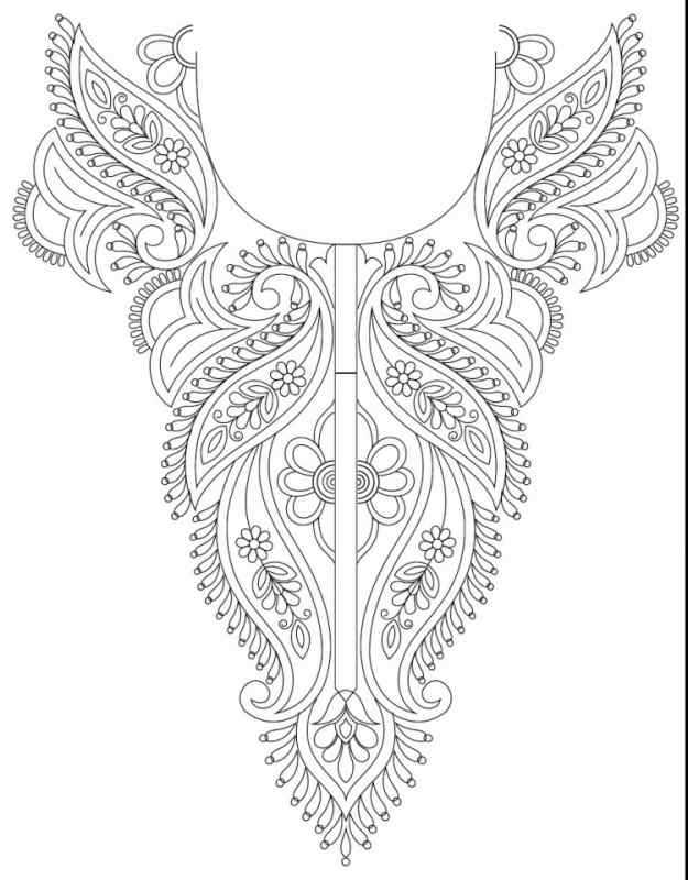 Узоры для люневильской вышивки