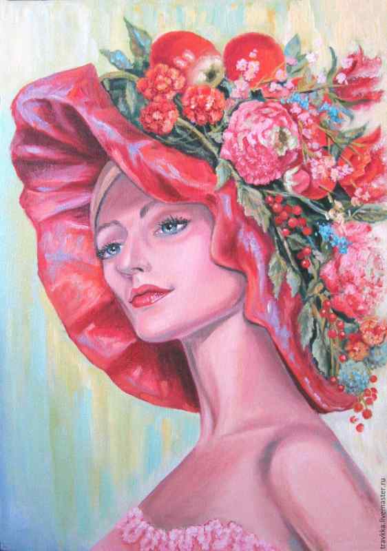 Мэри Уайт дама в шляпе