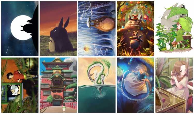 Фон герои Хаяо Миядзаки