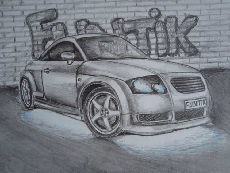 Раскраски машинки Ауди а6