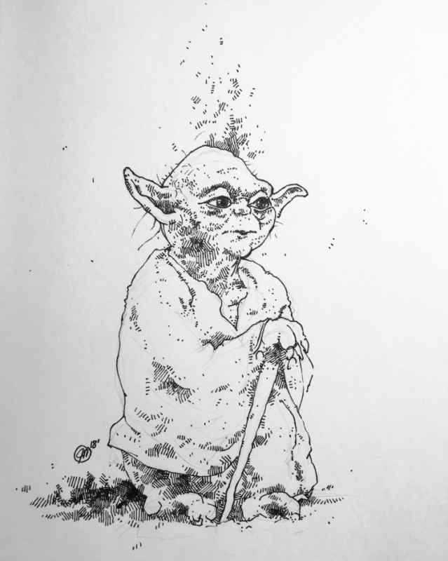 Мастер йода эскиз