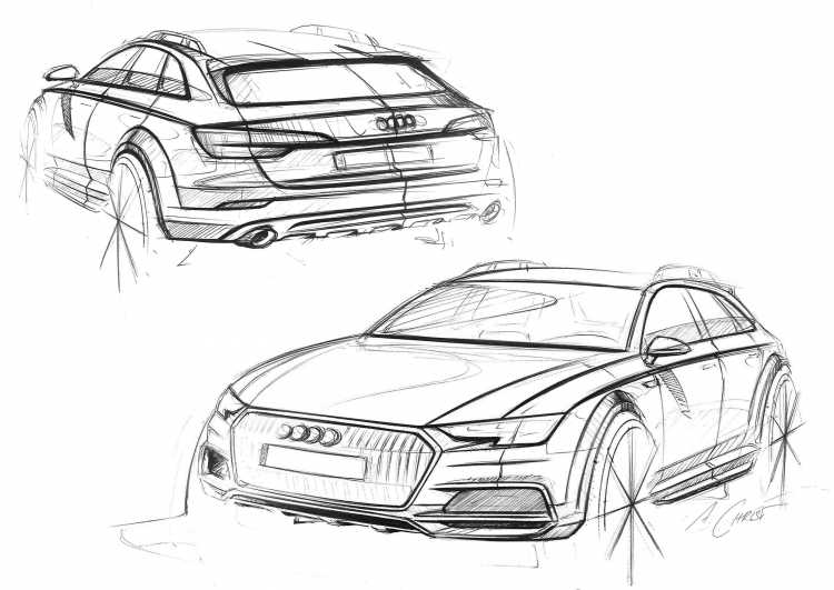 Ауди Аллроад а6 скетч