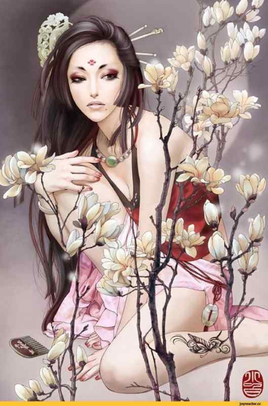 Девушка и Сакура