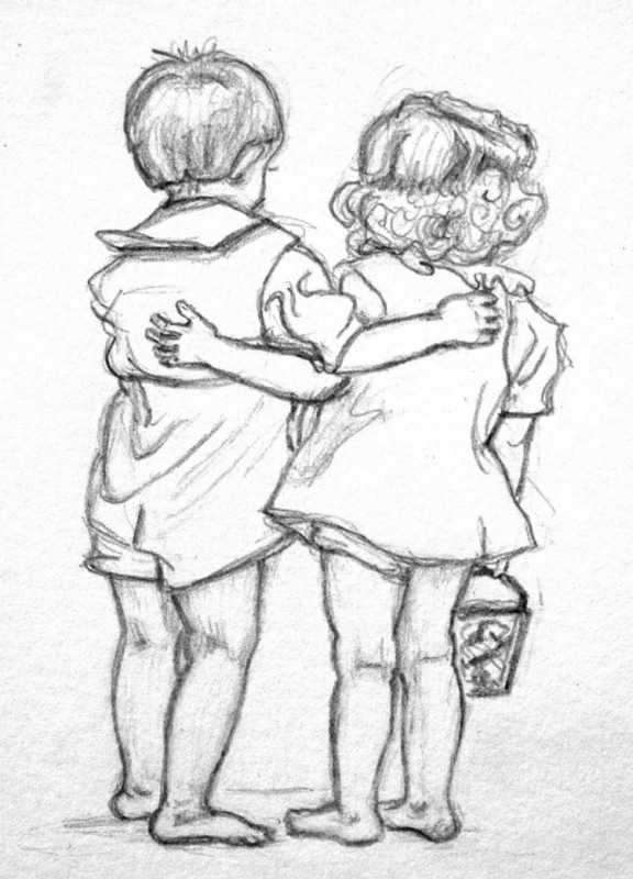 Порнорисунки с маленькими детками