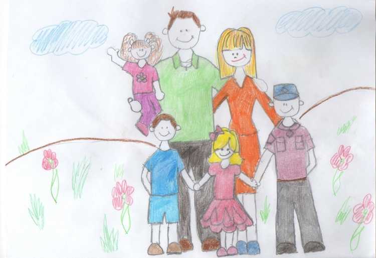 Картина моя семья