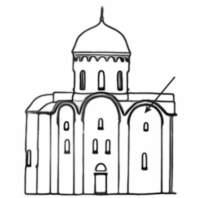 Древние соборы раскраска