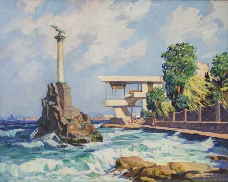 Памятник затопленным кораблям в Севастополе