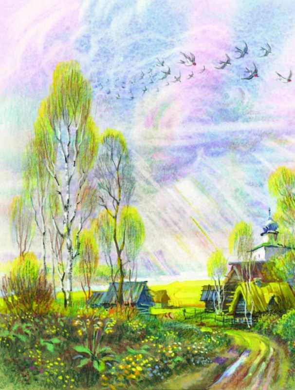 Иллюстрация к стихотворению Фета