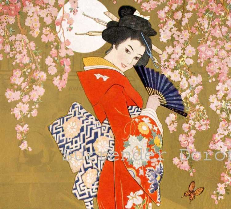 Кимоно гейши