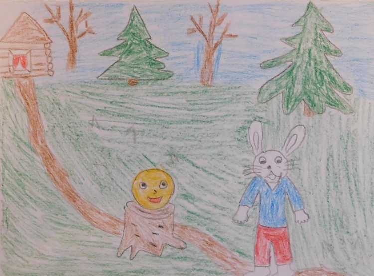 Рисунок на тему по сказочным дорожкам