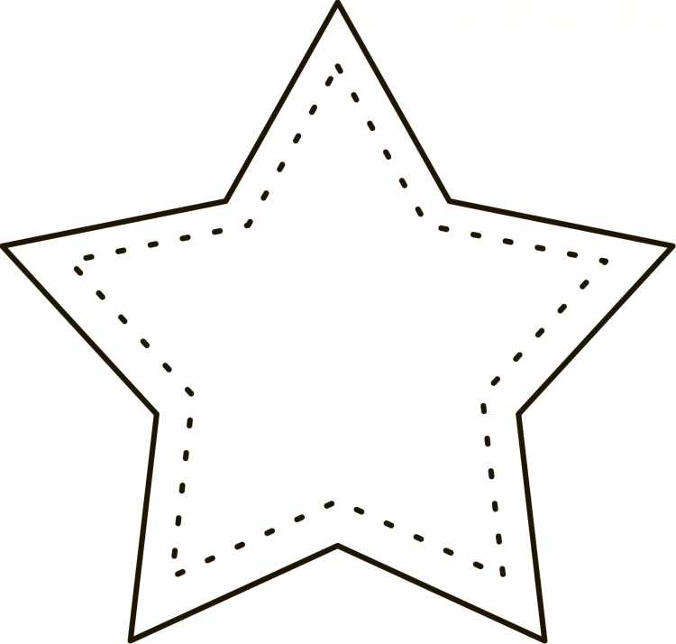 Звезда шаблон