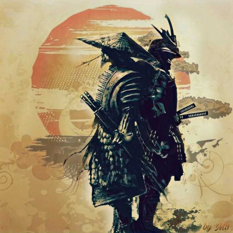 Самурай Ронин тату