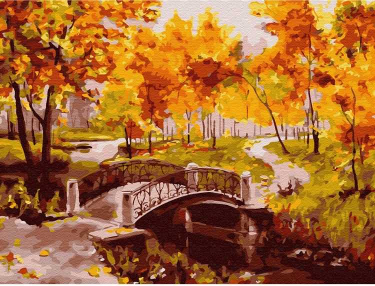 Золотая осень картина Molly