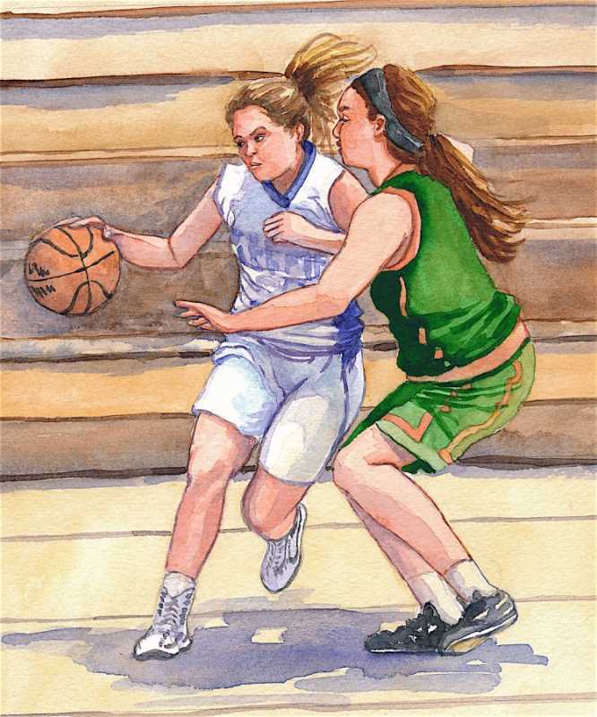 Раскраска баскетболисты NBA