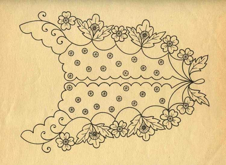 Узоры для вышивки гладью на одежде