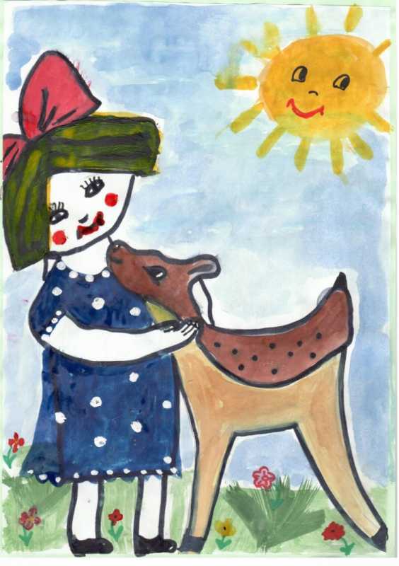 Рисунок с драматическим сюжетом