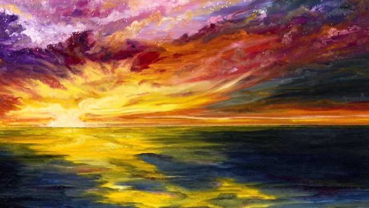 Рассвет пастелью