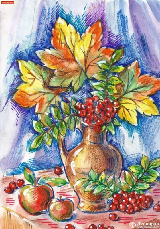 Рисование осенние дары