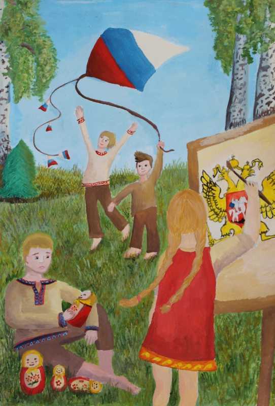 Детские патриотические рисунки