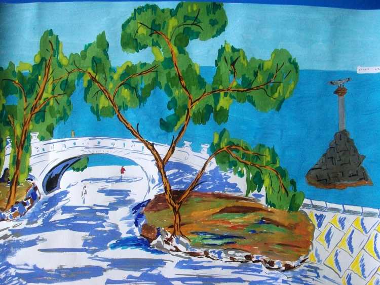 Рисунок на тему Крым