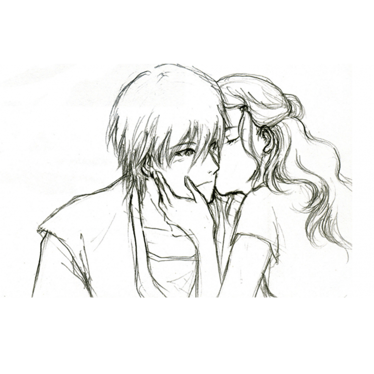 Влюбленные карандашом