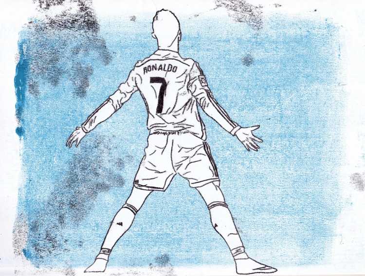 Красивые футбольные рисунки карандашом