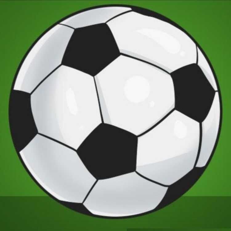 Рисование футбольный мяч