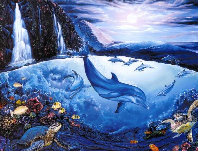 Детские рисунки моря