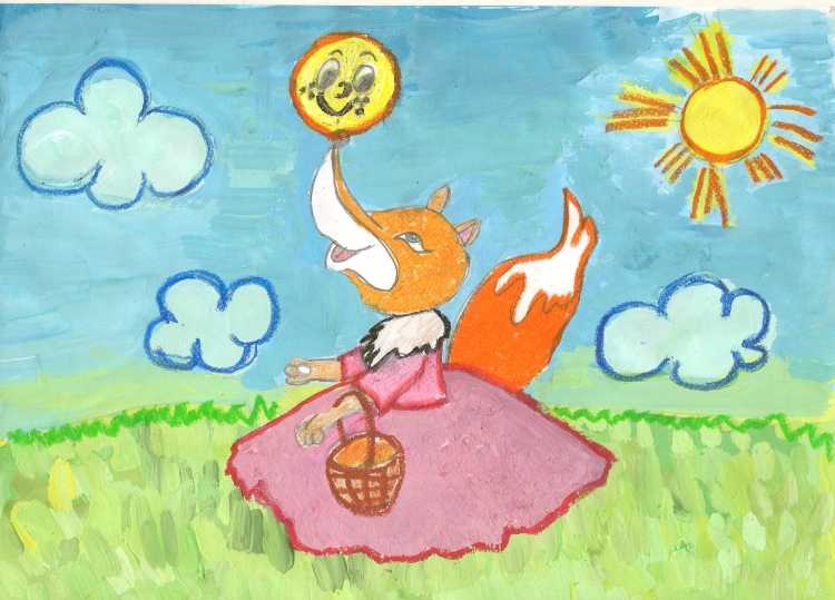 Рисунок Колобок 2 класс